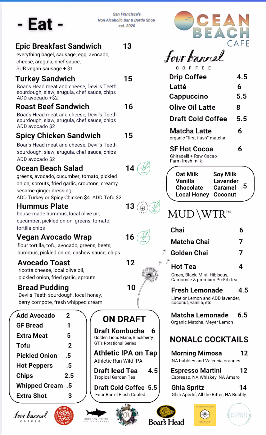 Ocean Beach Cafe