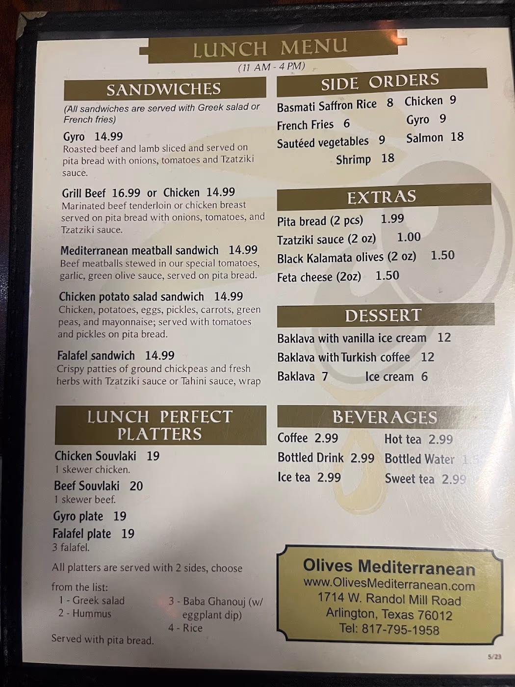 Olives Mediterranean Grill photo 2