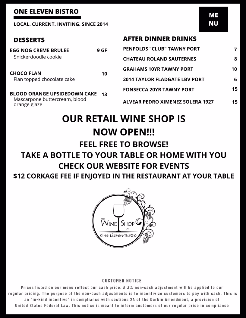 One Eleven Bistro