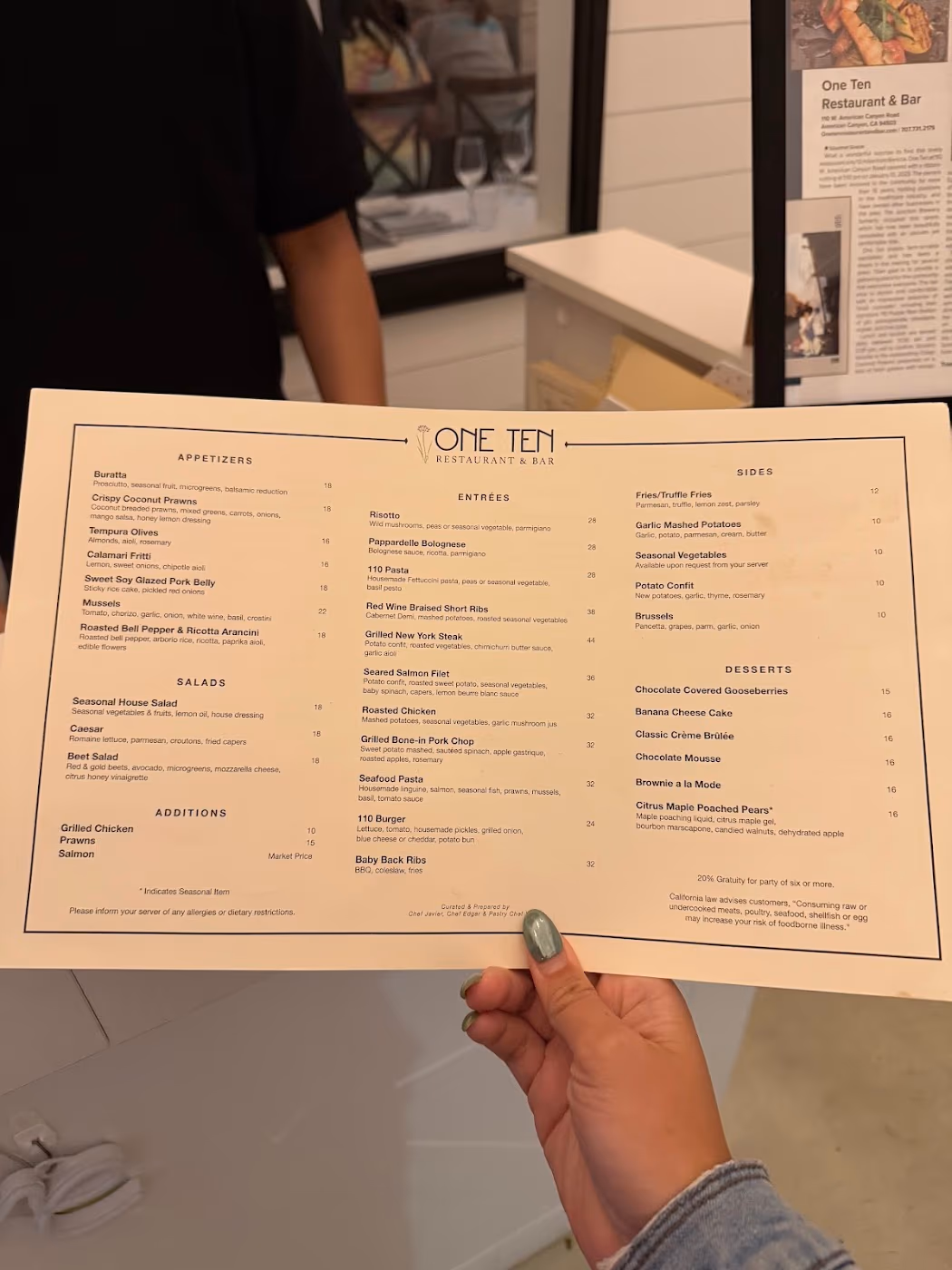 One Ten Restaurant & Bar photo 3