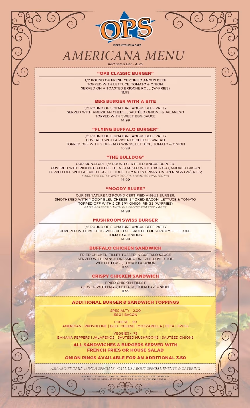 OPS Pizza Kitchen & Cafe