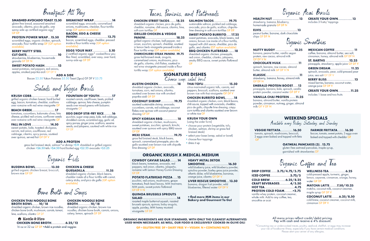 Organic Krush Kitchen & Eatery