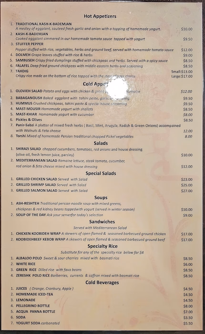 Pardis Persian Grill