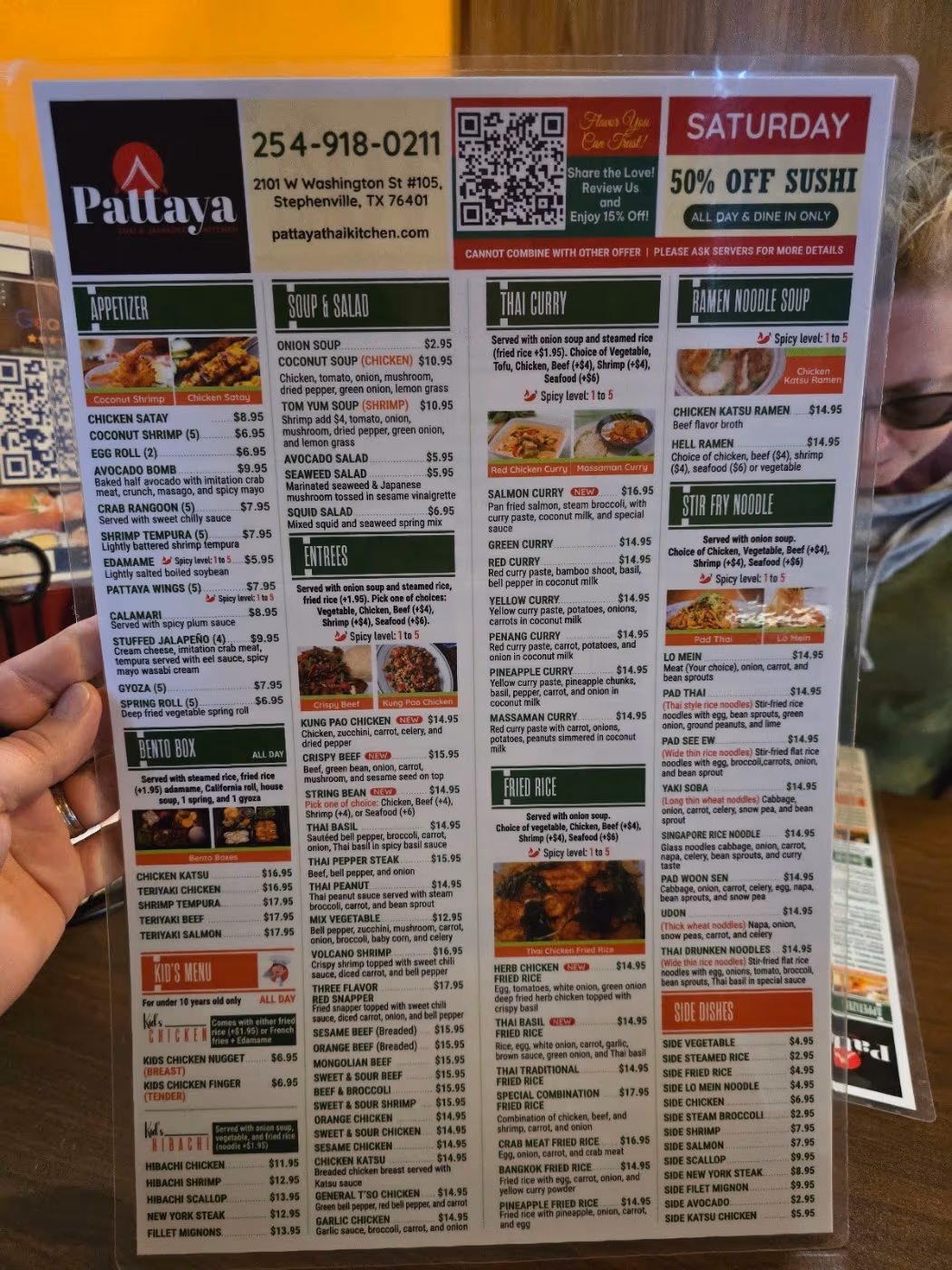 Pattaya Thai Kitchen, Stephenville TX