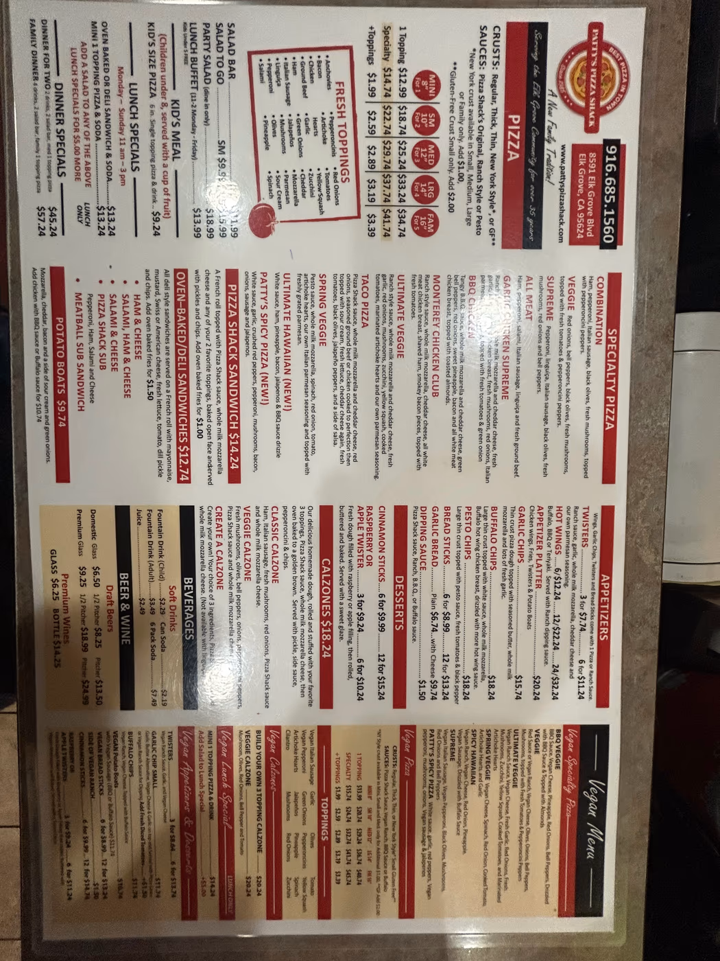 Patty's Pizza Shack
