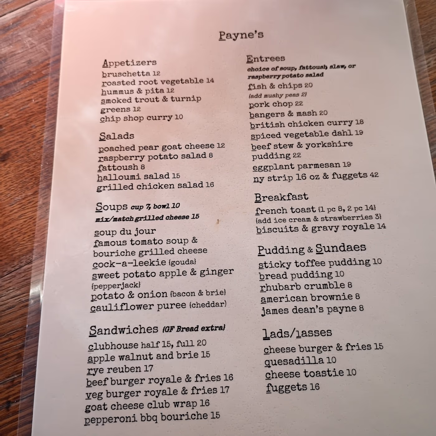 Payne's Restaurant