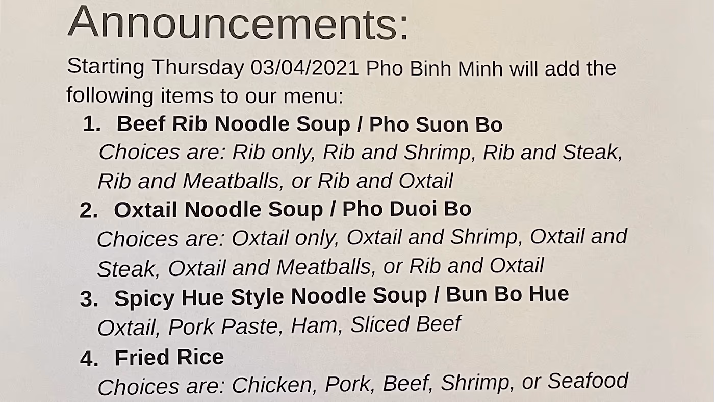 Pho Binh Minh