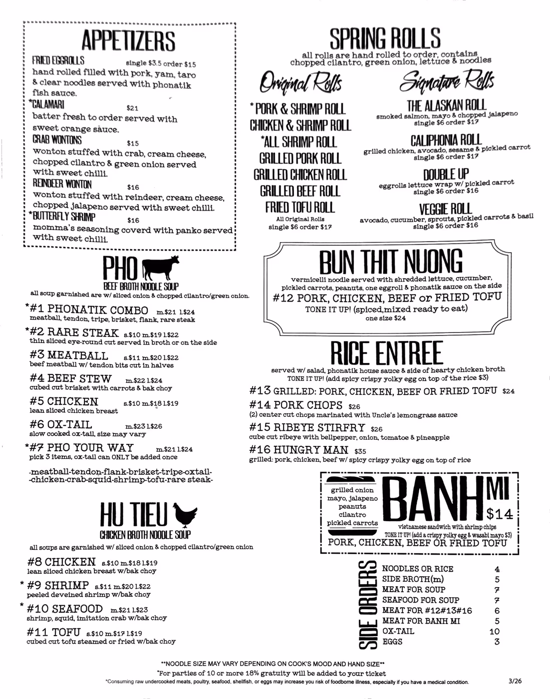 PHOnatik Vietnamese Cuisine & Lounge