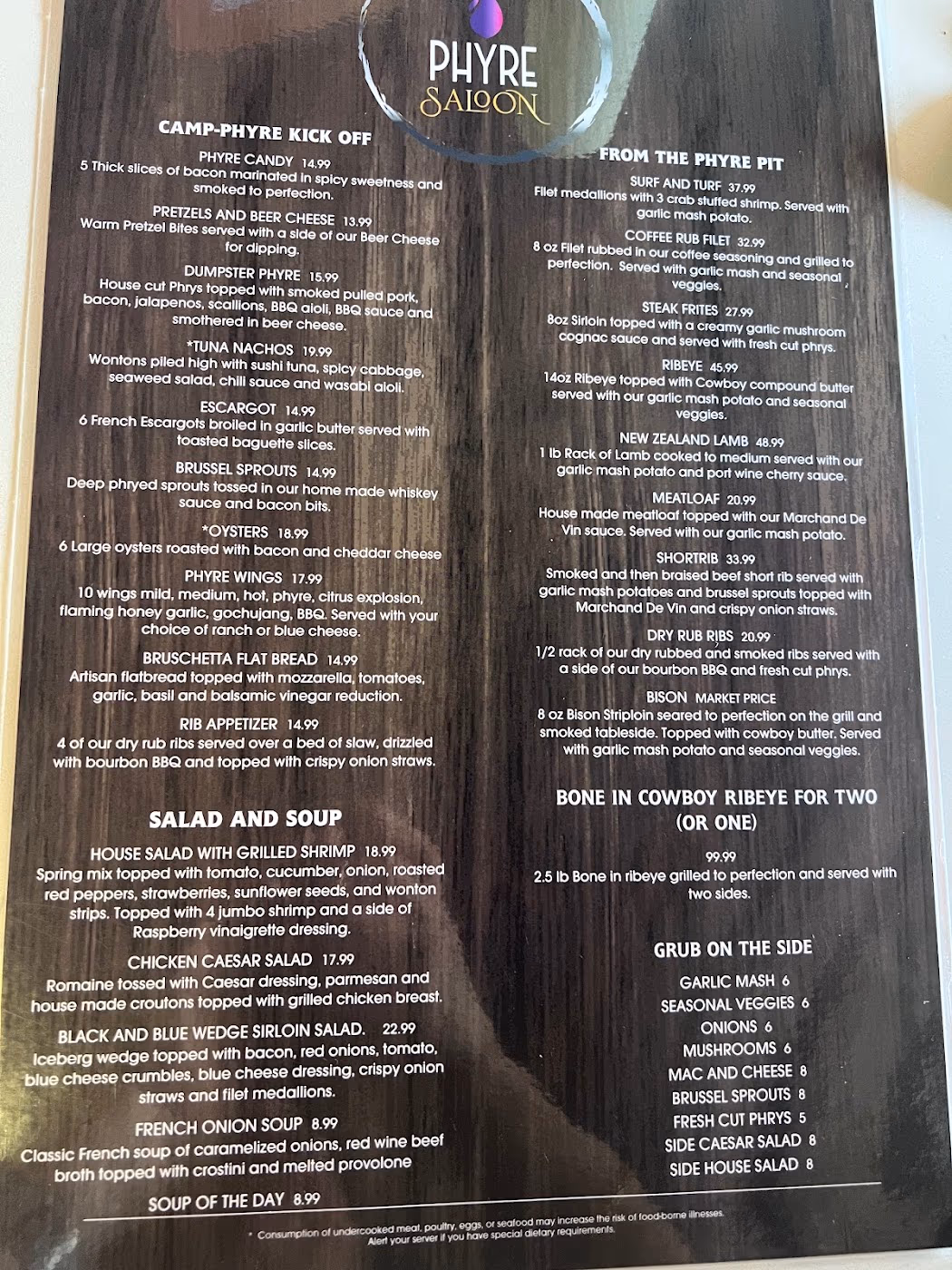 Phyre Saloon and Steakhouse