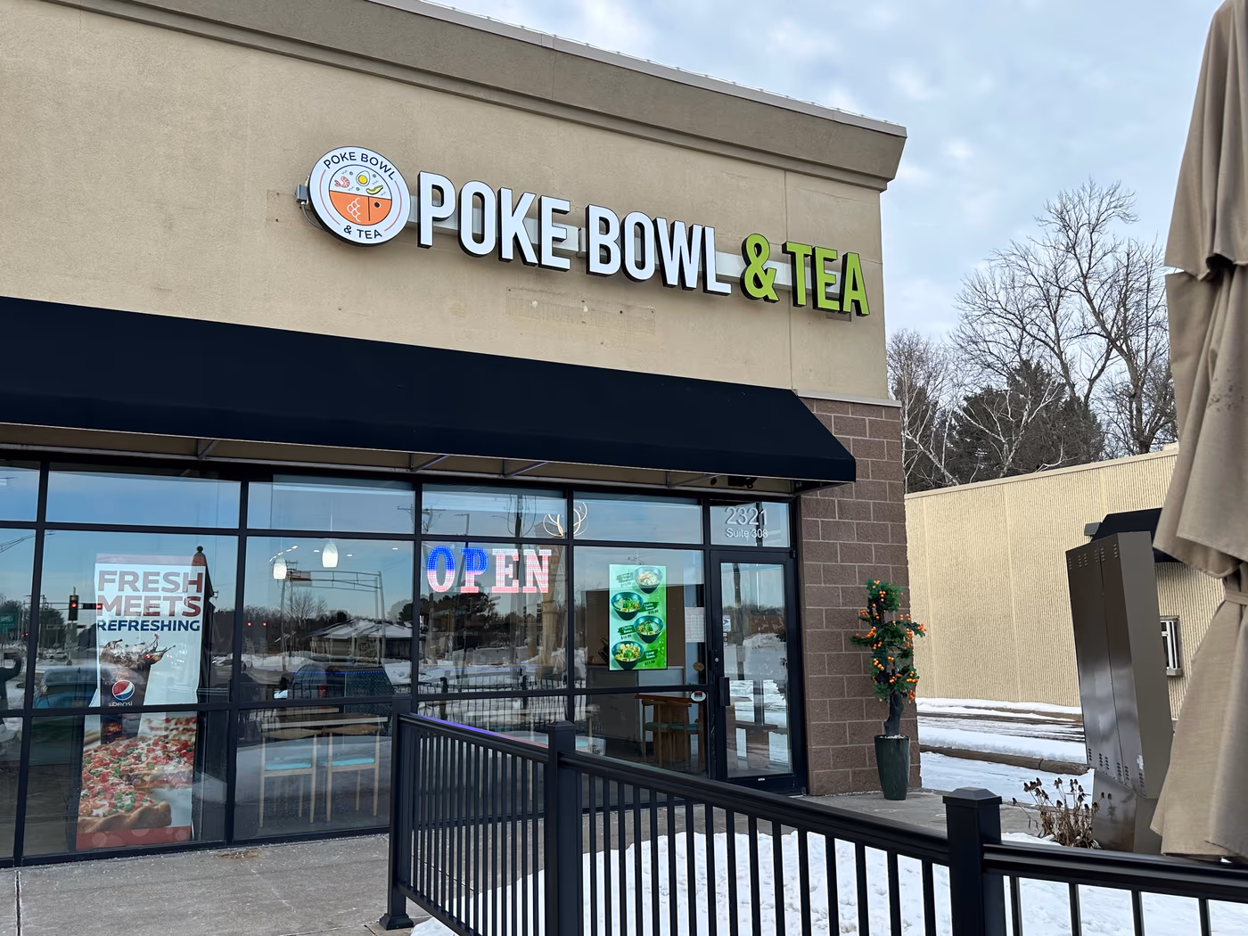 Poke bowl & Tea