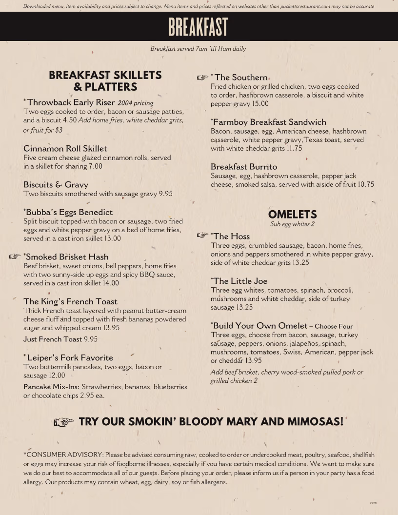 Puckett's Restaurant