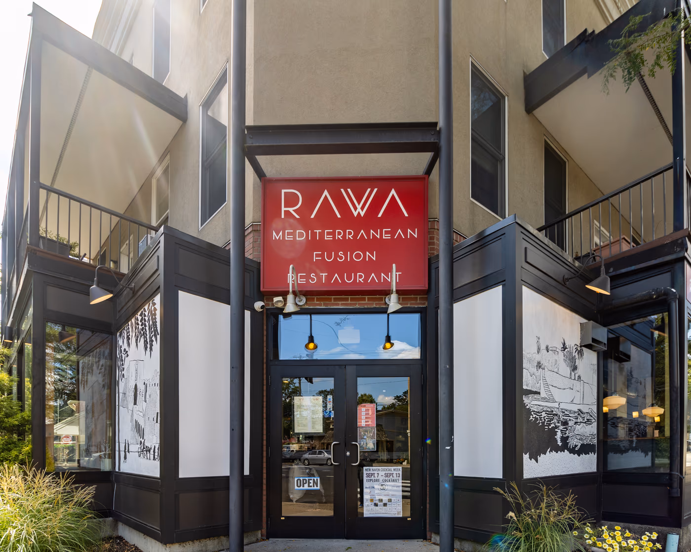 RAWA Mediterranean Fusion, Middle Eastern Food, Pizza Place