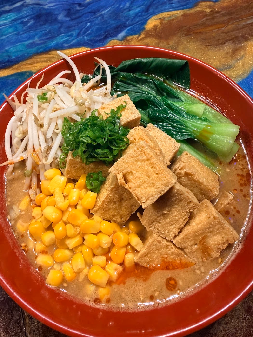 Red curry Thai and sushi vegan