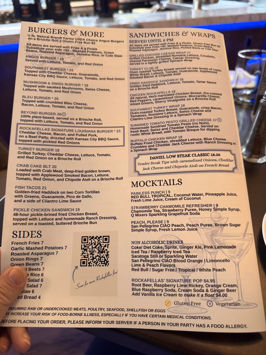 Rockafellas Restaurant
