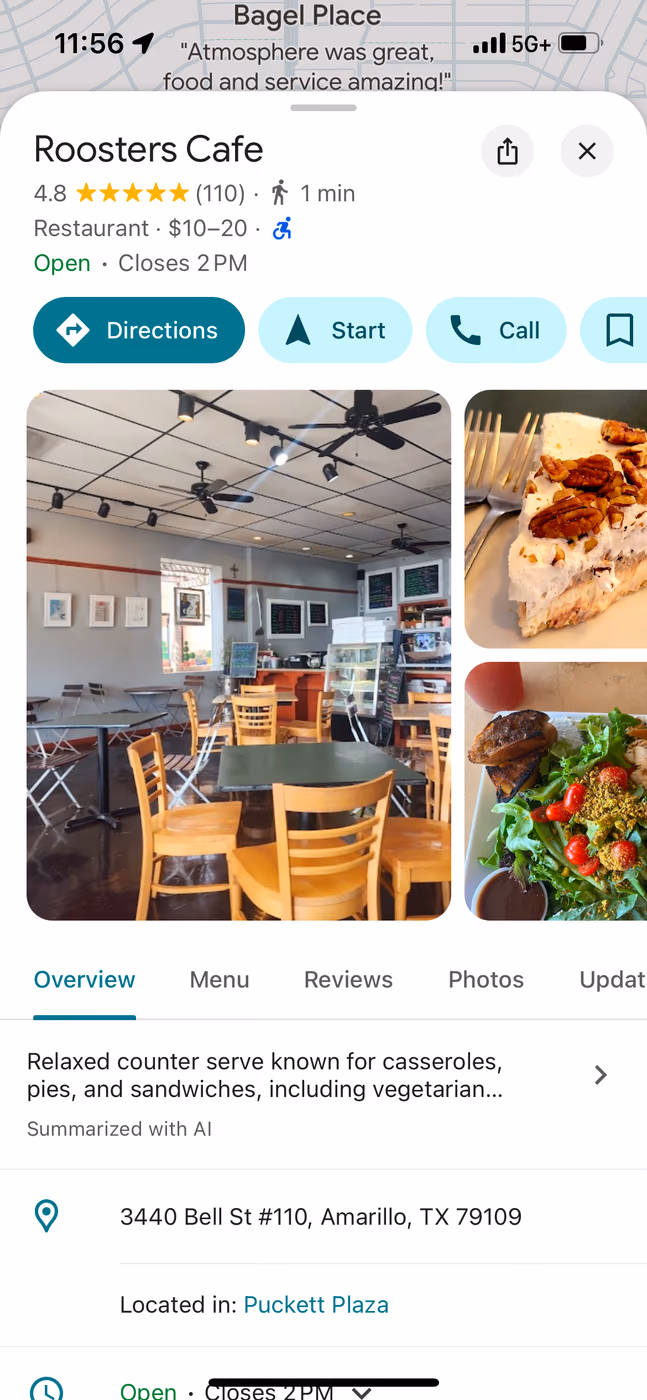 Roosters Cafe photo 2