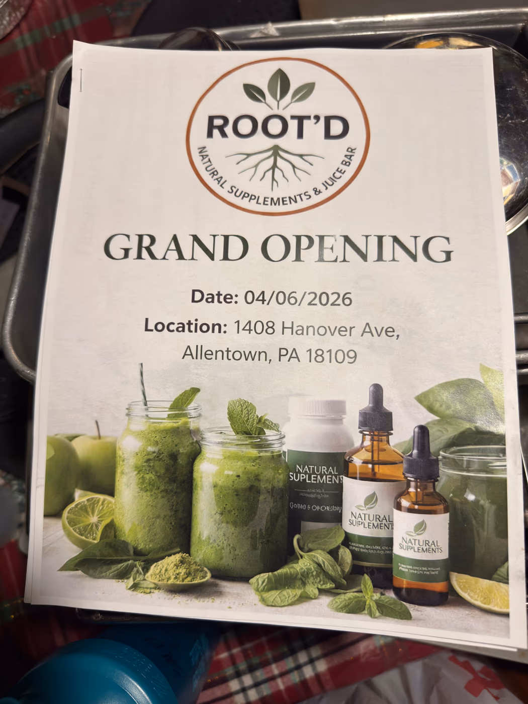 ROOT'D Natural Supplements and Juice Bar photo 2