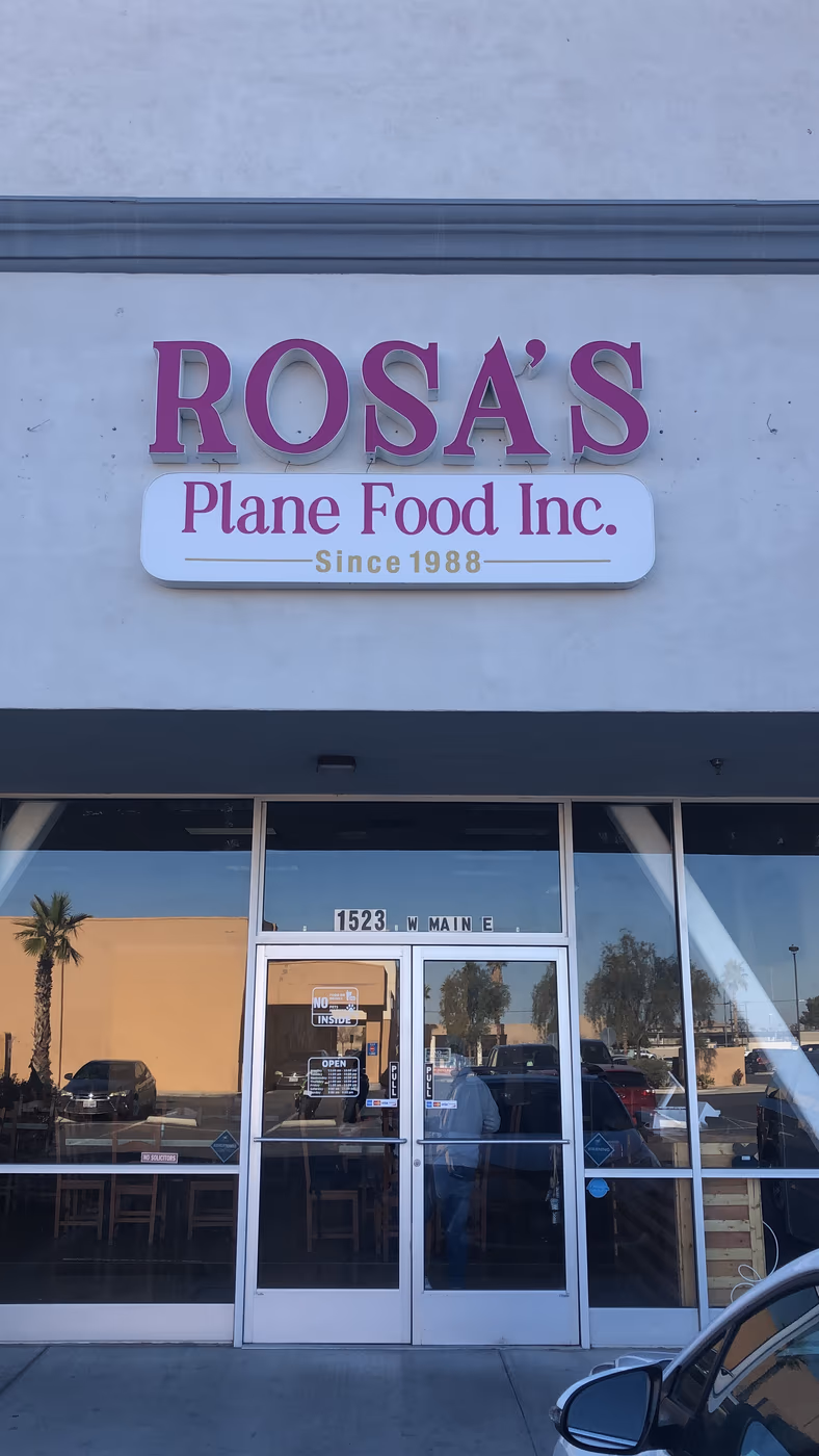 Rosa’s Plane Food Inc.