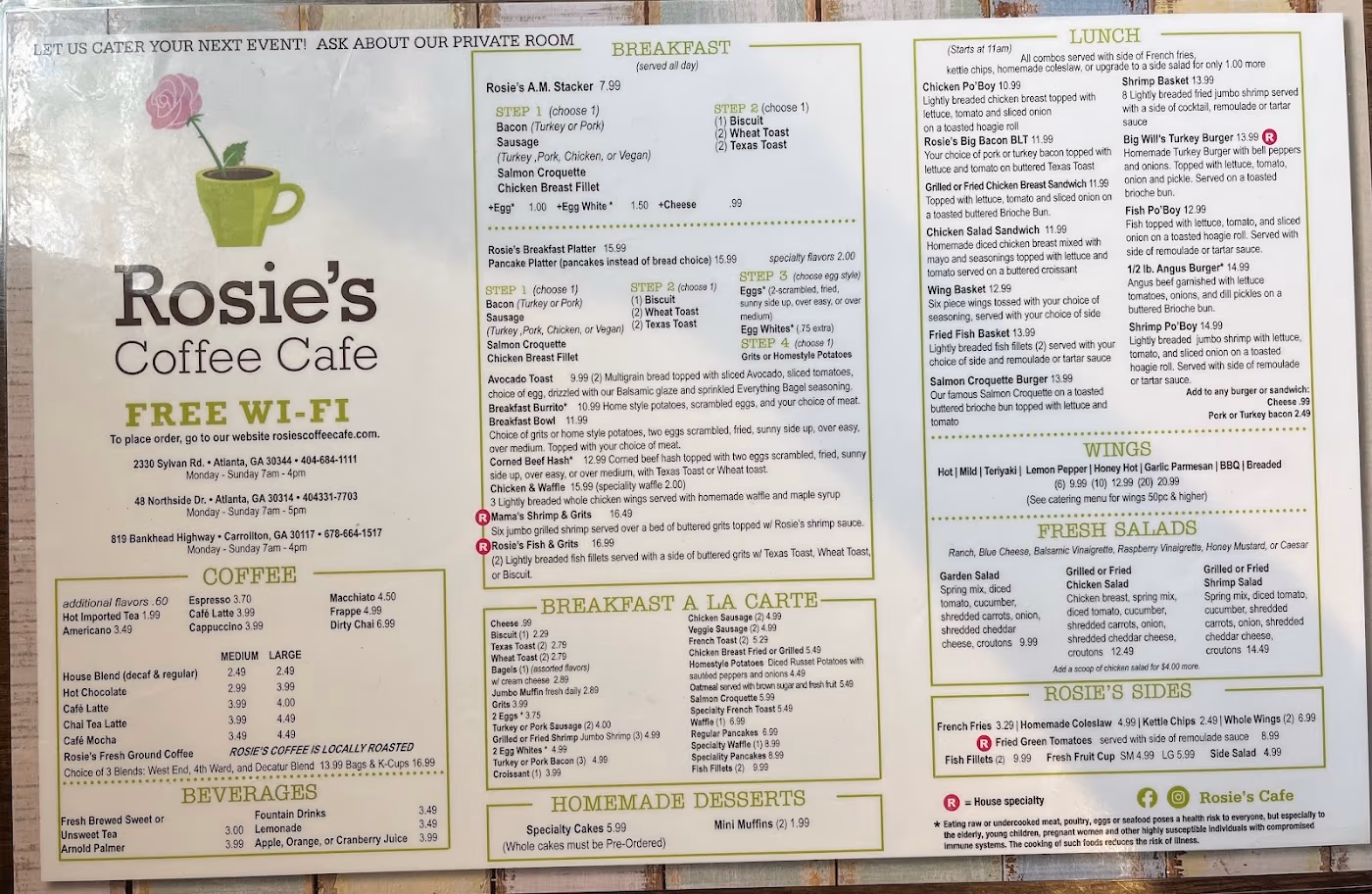 Rosie's Coffee Cafe