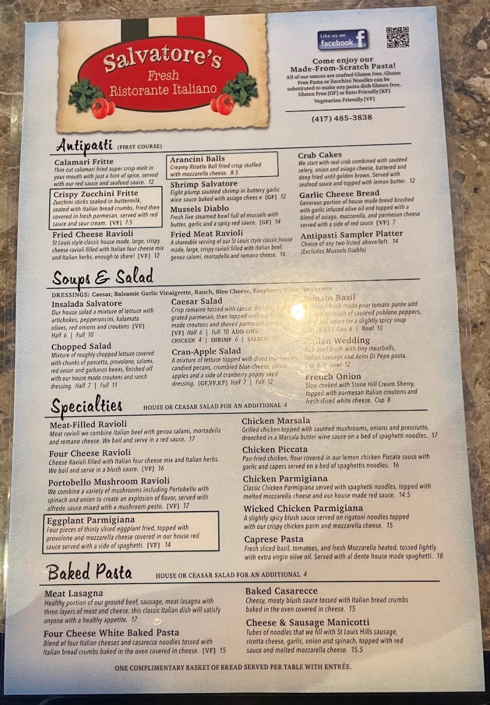 Salvatore's Fresh Ristorante Italiano