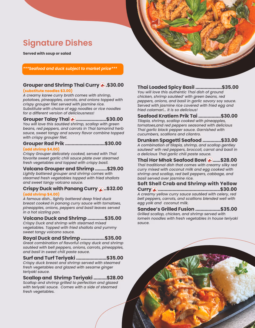 Sandee’s Thai Fusion