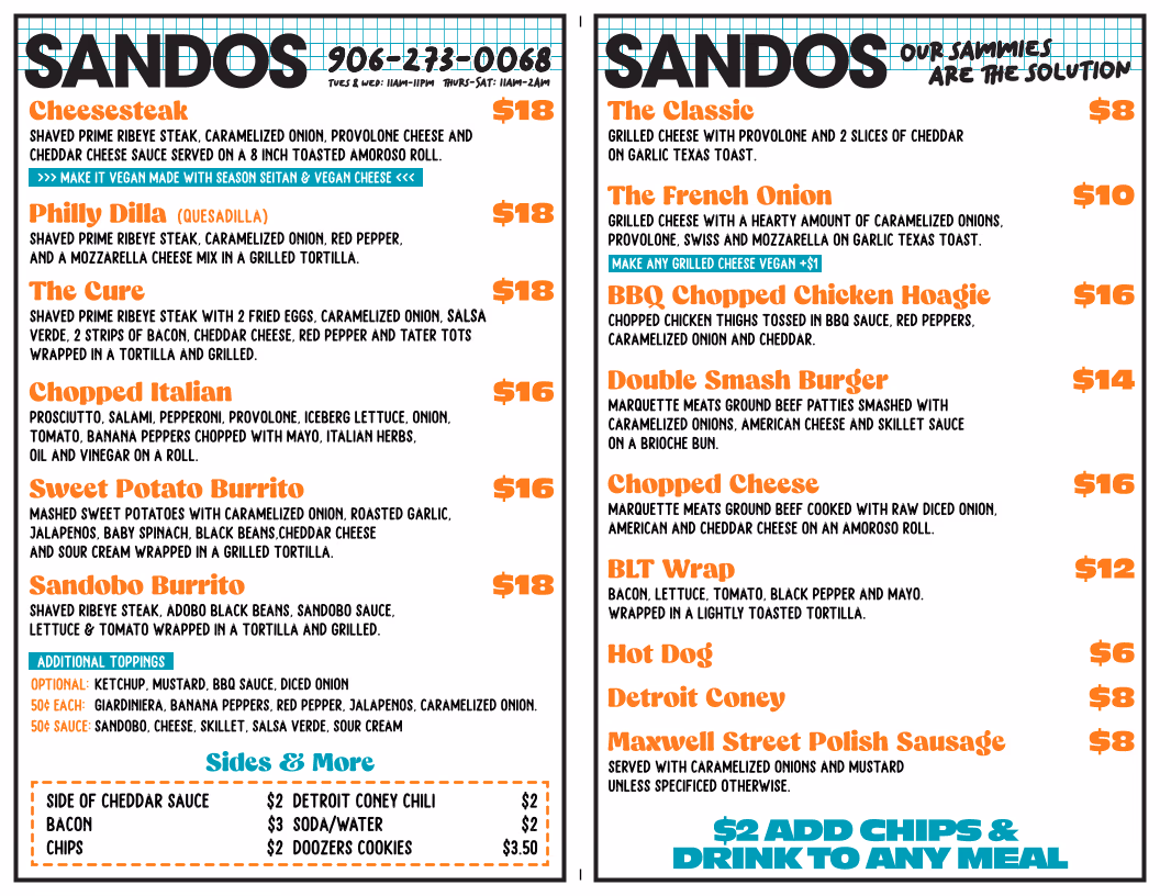 Sandos Eatery