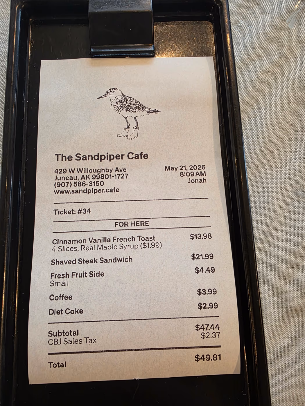 Sandpiper Cafe