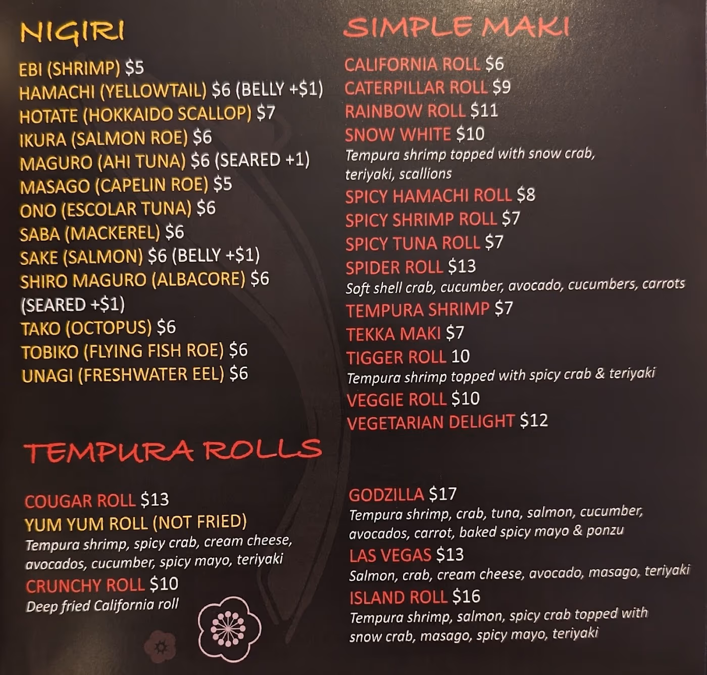 Sansei Japanese Restaurant