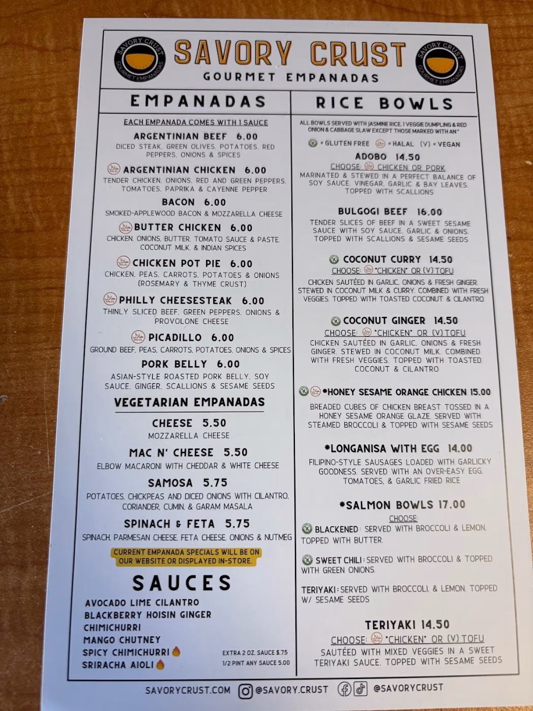 Savory Crust Gourmet Empanadas