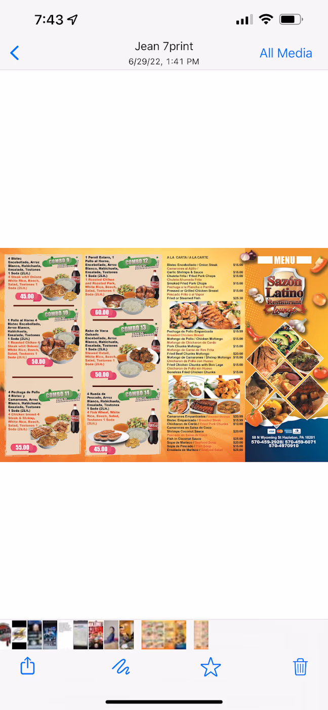 Sazon Latino Restaurant