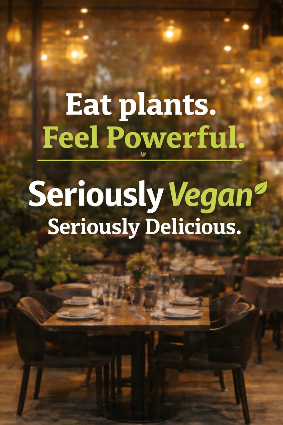 Seriously Vegan - Opening Soon