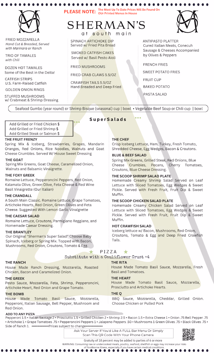 Sherman's @ South Main Restaurant