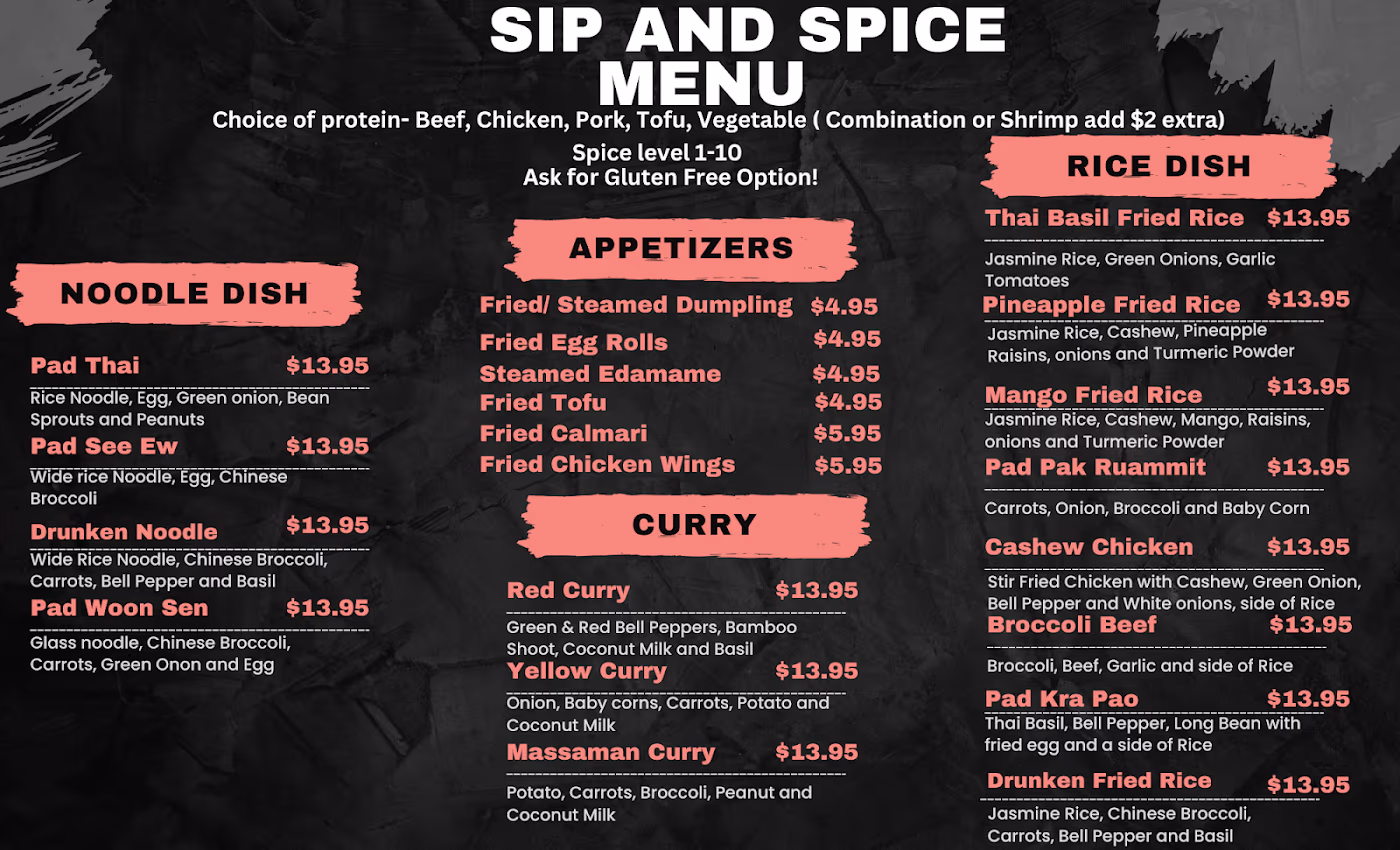 Sip and Spice