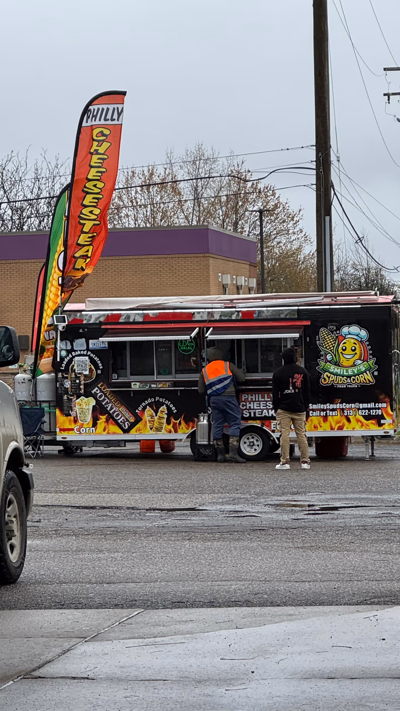 SMILEYS SPUDS, CORN, and Philly Cheesesteaks