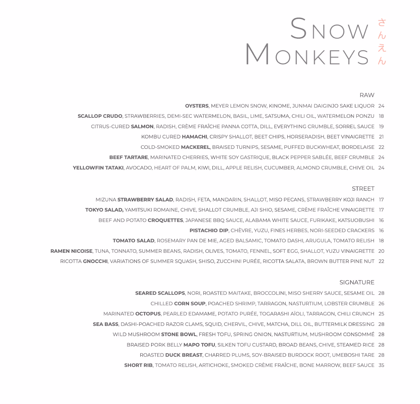 Snow Monkeys