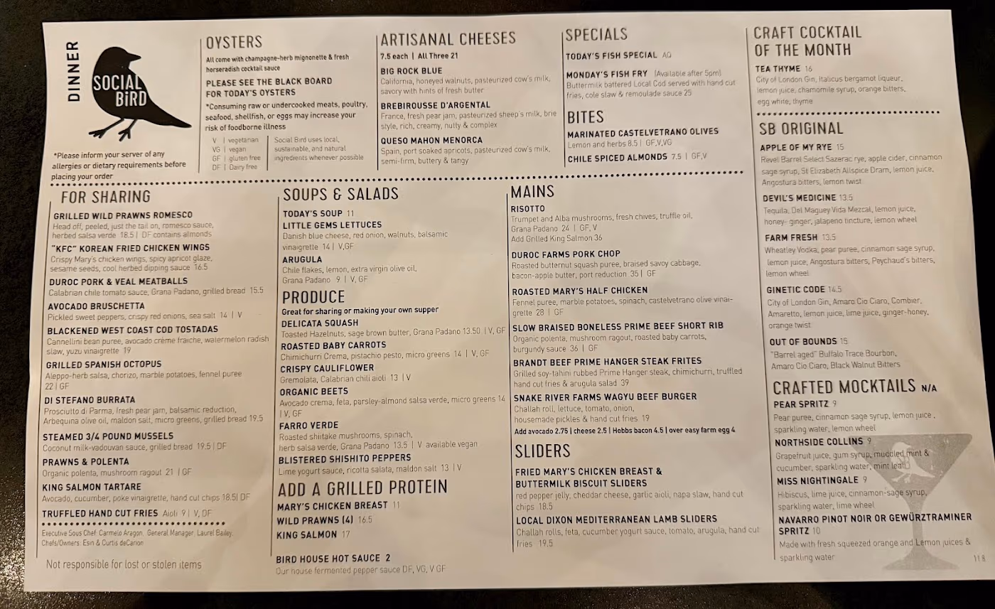 Social Bird Kitchen and Bar photo 2