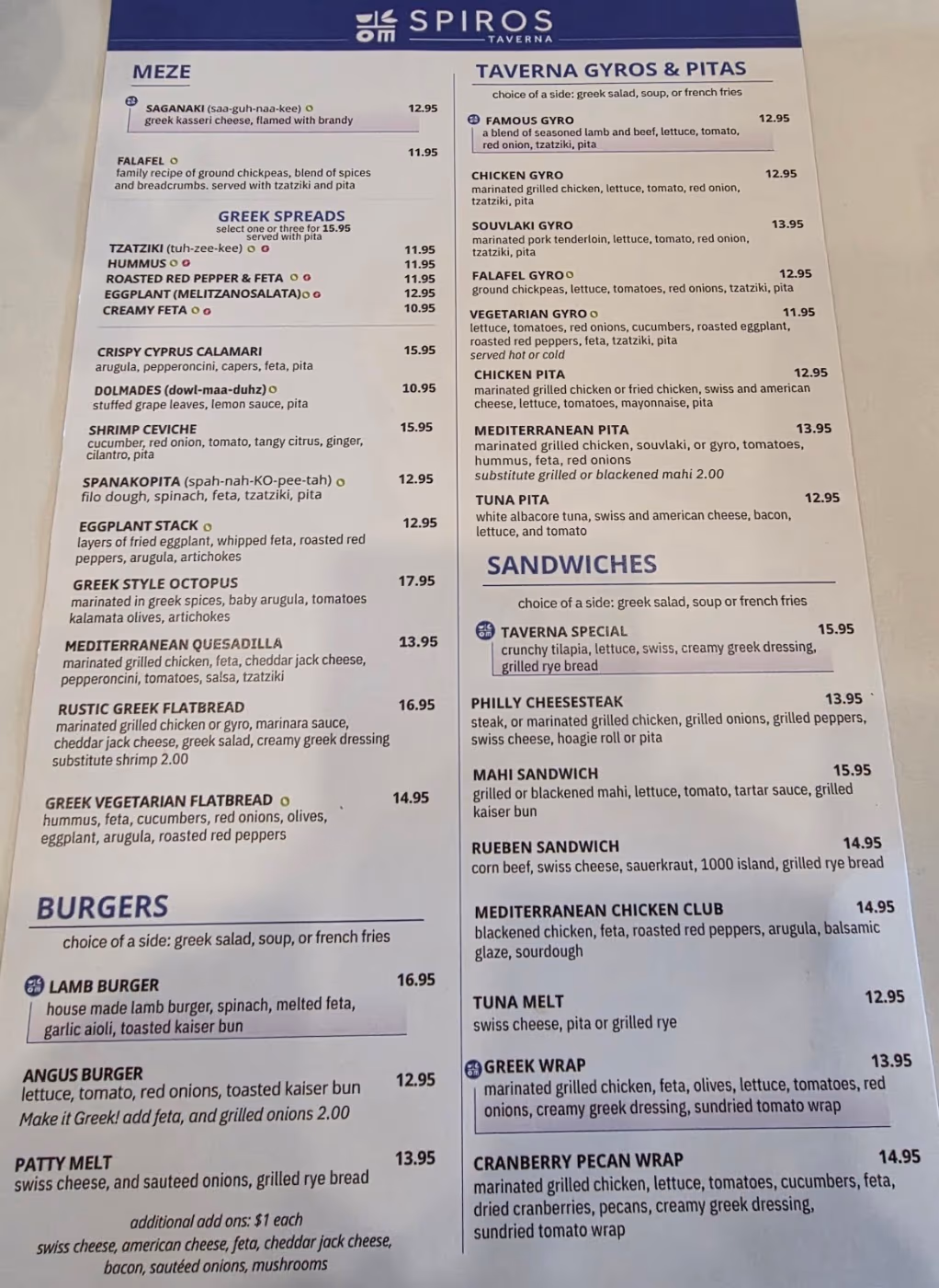 Spiro's Taverna of Wellington photo 2