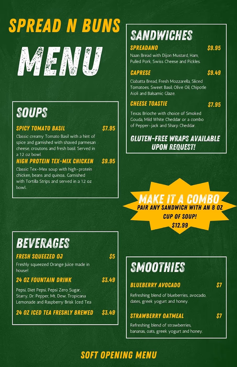 Spread N Buns Craft Soups & Sandwiches