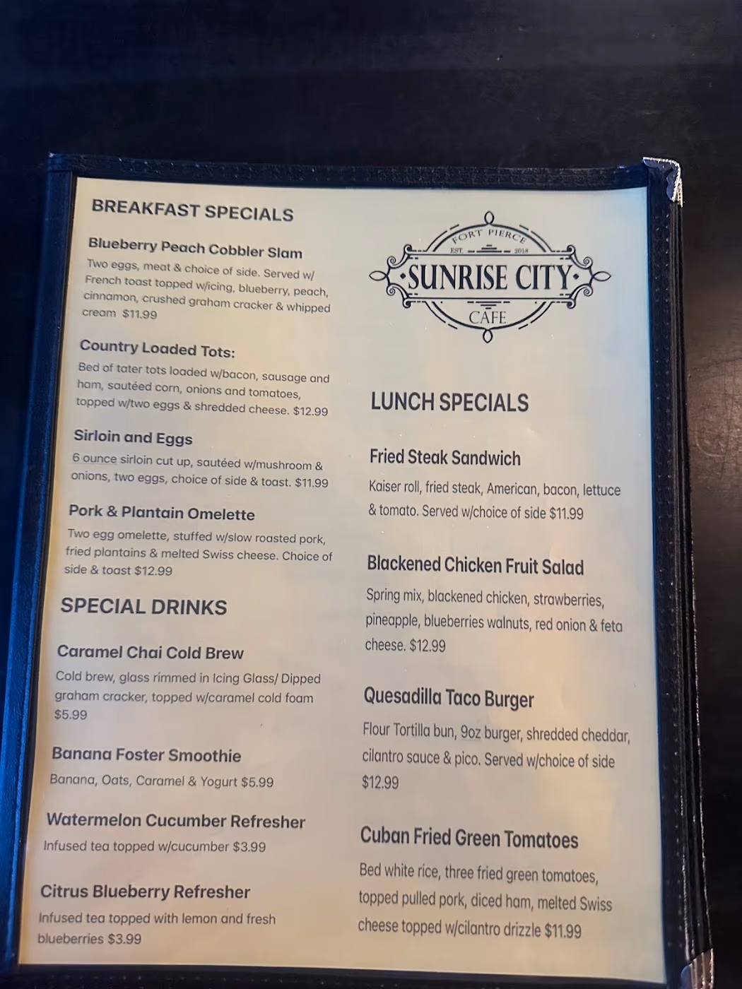 Sunrise City Cafe