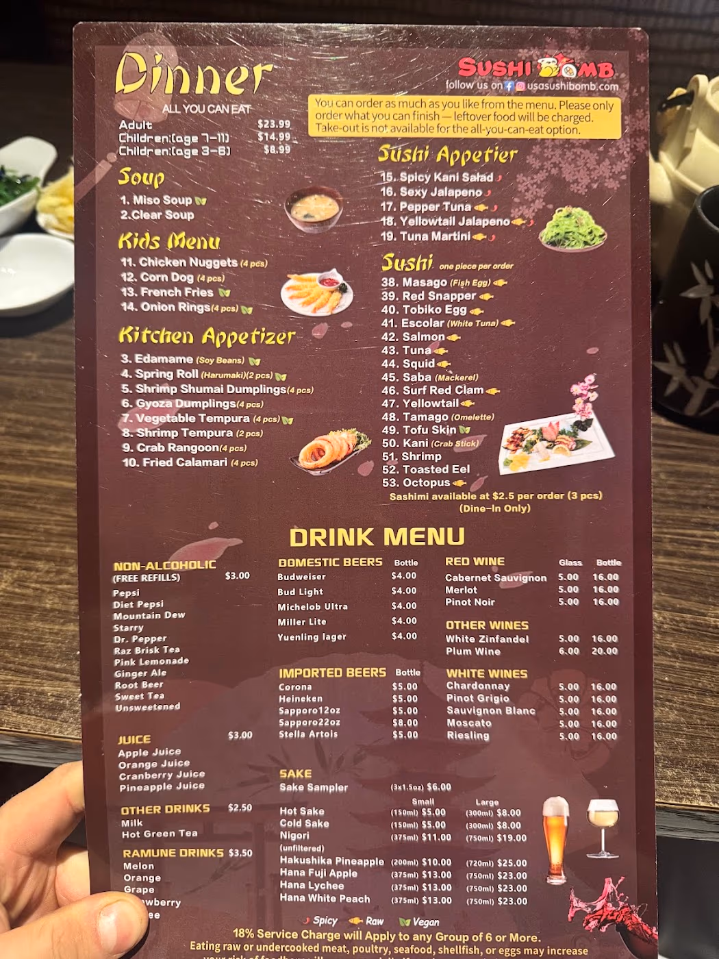 Sushi Bomb(All You can Eat)