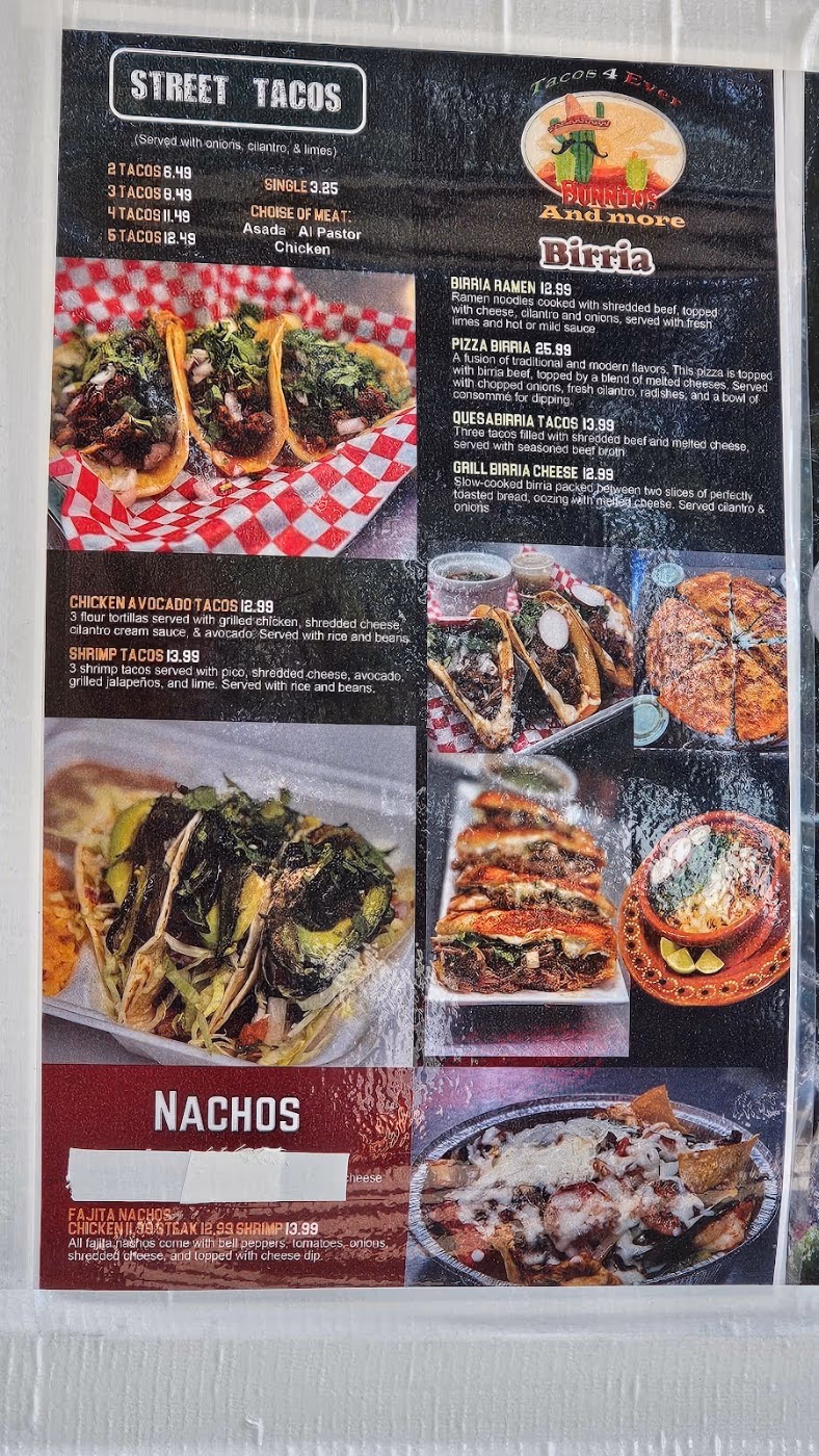 Tacos 4 Ever Burritos & More