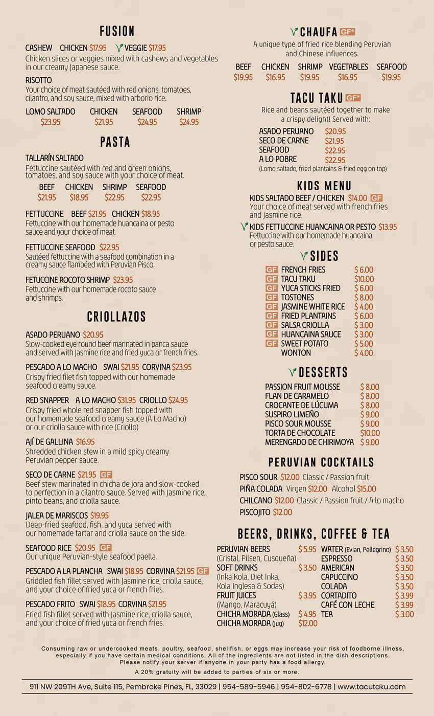 Tacu Taku Peruvian Kitchen