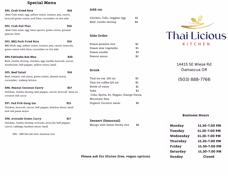 Thai Licious Kitchen LLC photo 2