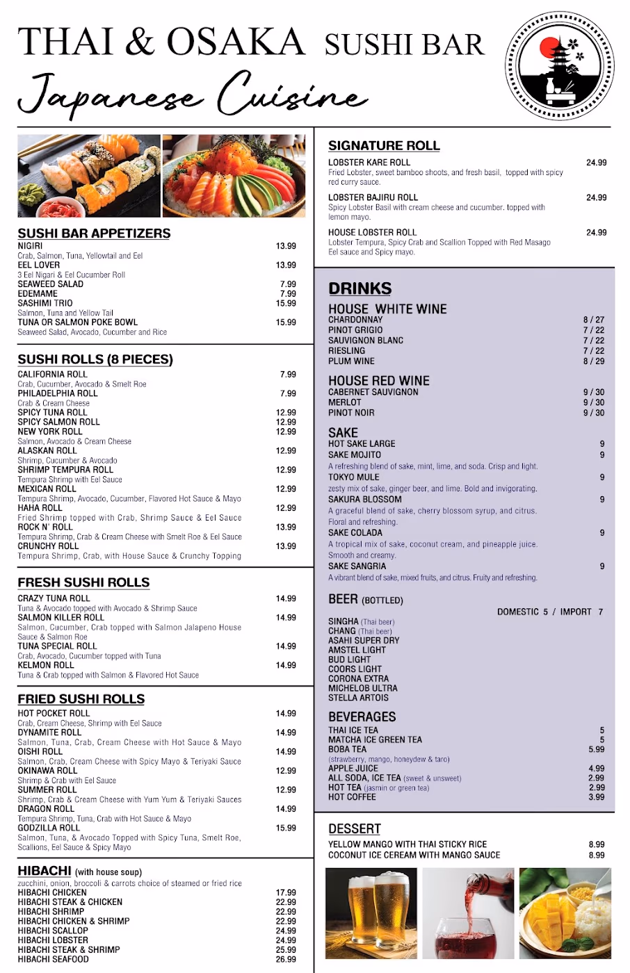 Thai & Osaka Sushi Bar