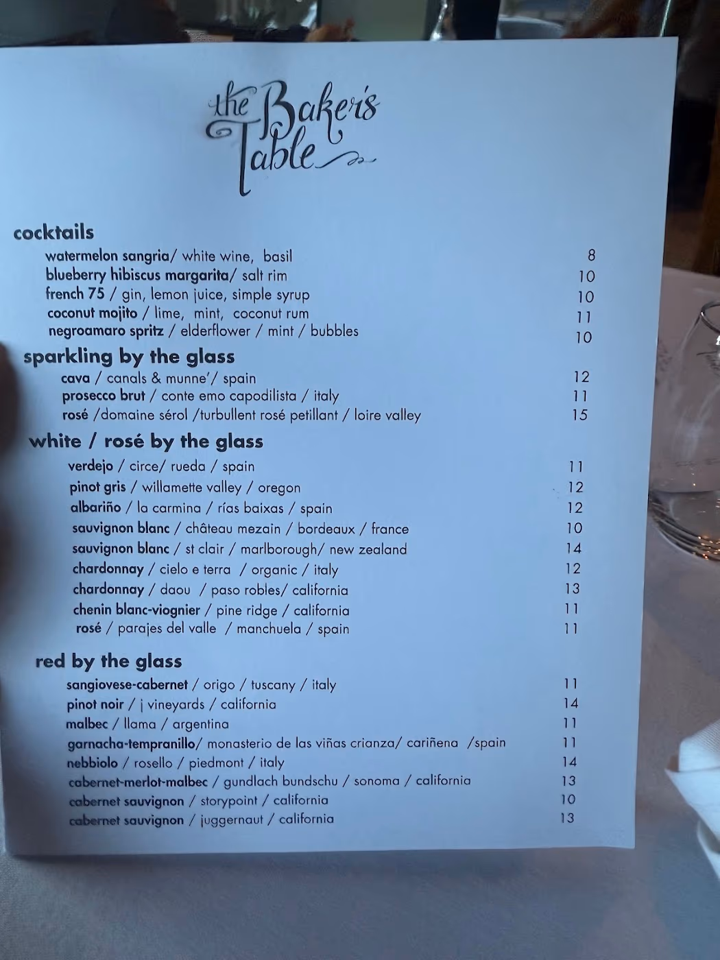 The Baker's Table