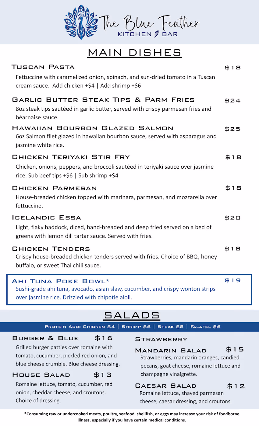 The Blue Feather Kitchen + bar photo 2