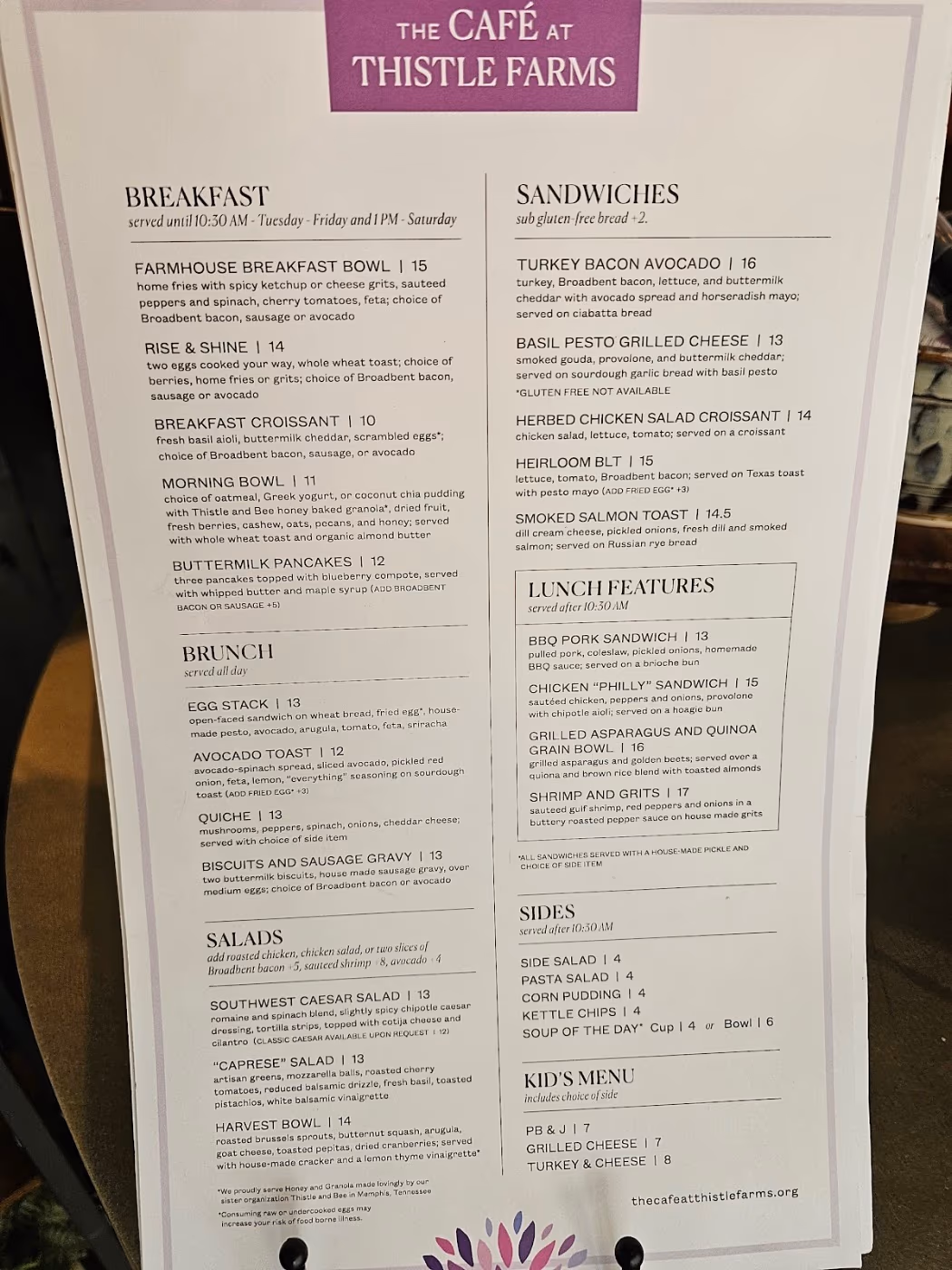 The Café at Thistle Farms photo 3