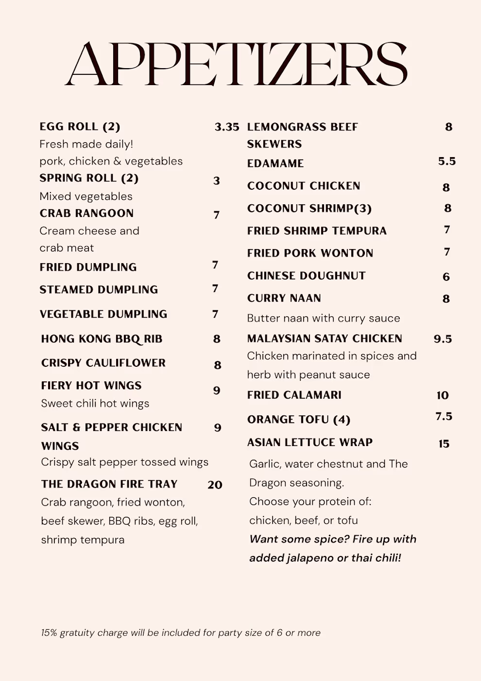 The Dragon Asian Kitchen