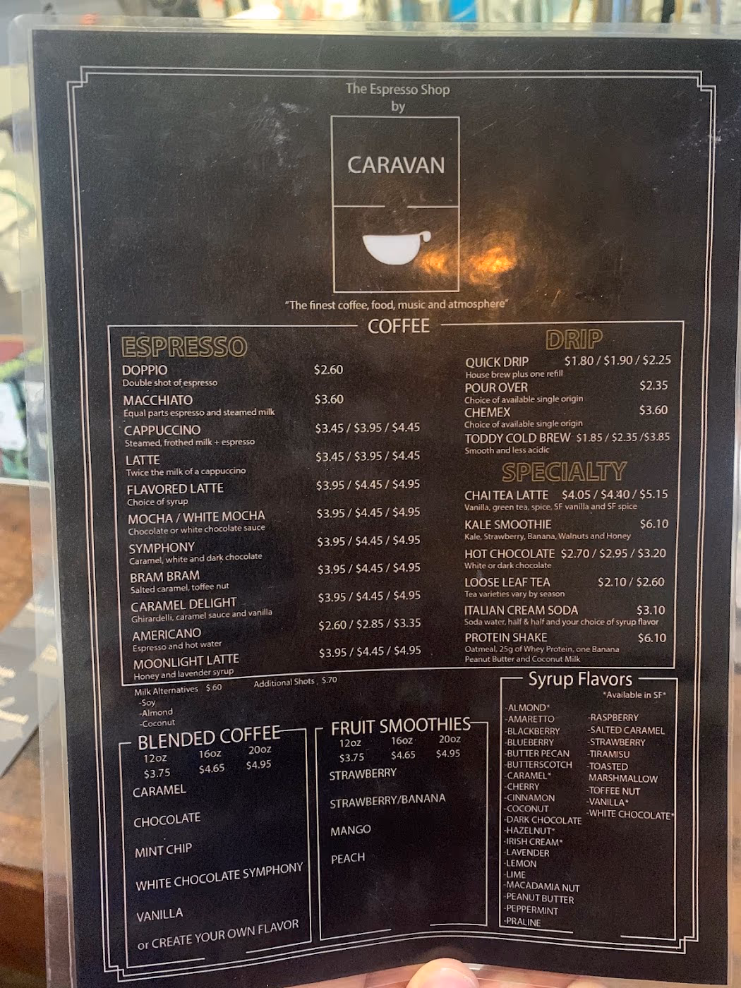 the Espresso Shop | Caravan