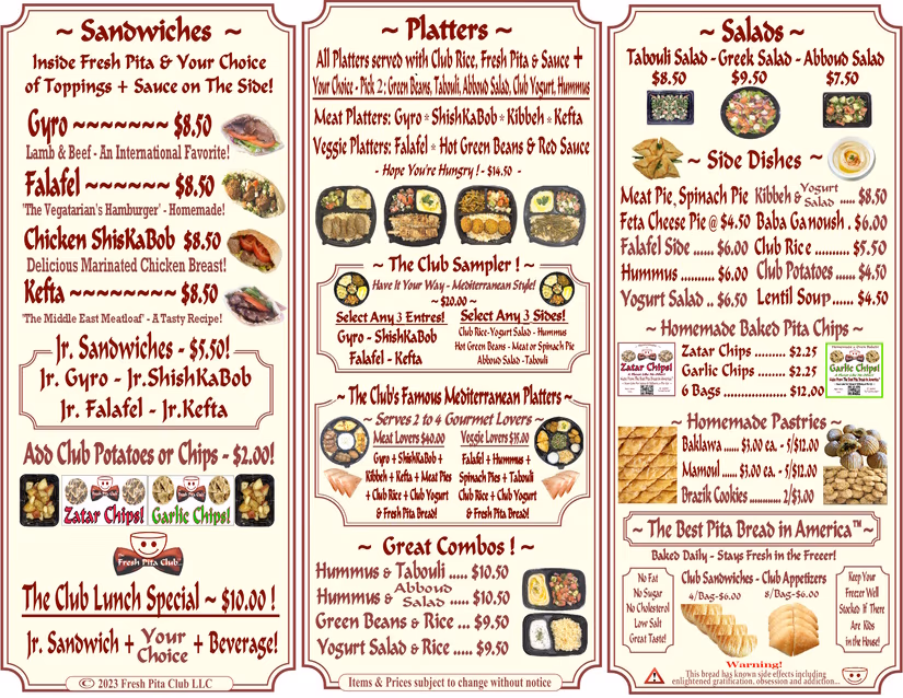 The Fresh Pita Club