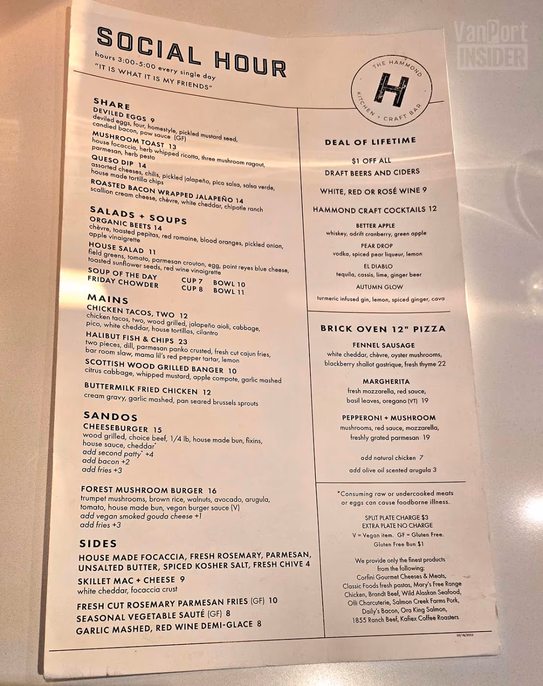 The Hammond Kitchen & Craft Bar